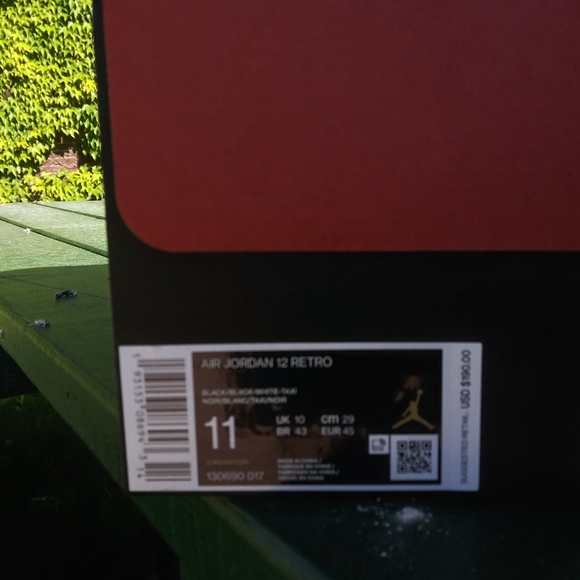 Jordan 12 reverse taxi - Picture 7 of 7
